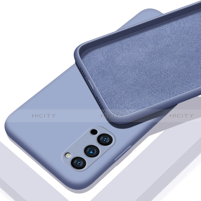 Funda Silicona Ultrafina Goma 360 Grados Carcasa C01 para Oppo Reno4 Pro 5G Gris