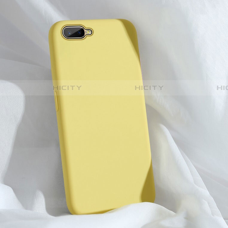 Funda Silicona Ultrafina Goma 360 Grados Carcasa C01 para Oppo RX17 Neo Amarillo