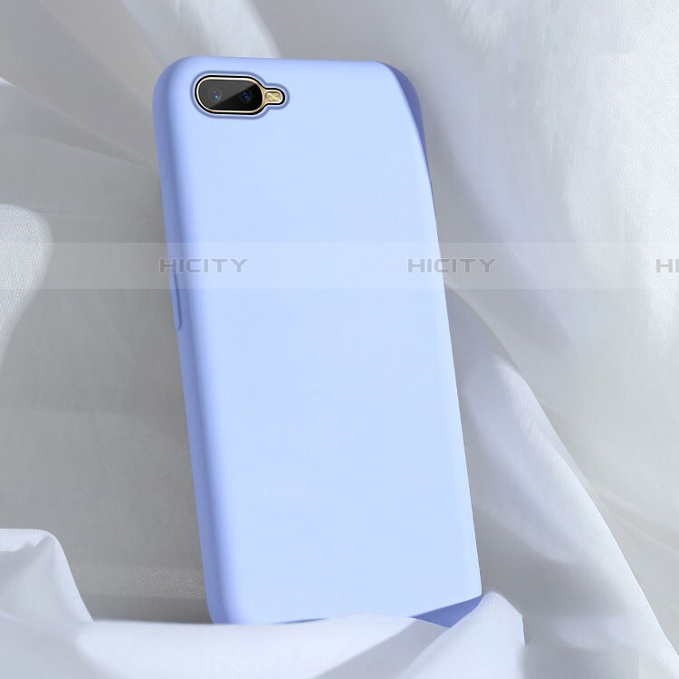 Funda Silicona Ultrafina Goma 360 Grados Carcasa C01 para Oppo RX17 Neo Azul Cielo