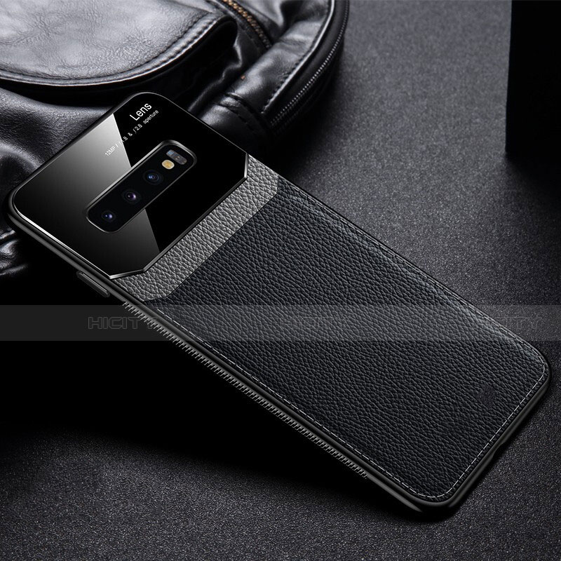 Funda Silicona Ultrafina Goma 360 Grados Carcasa C01 para Samsung Galaxy S10 5G Negro