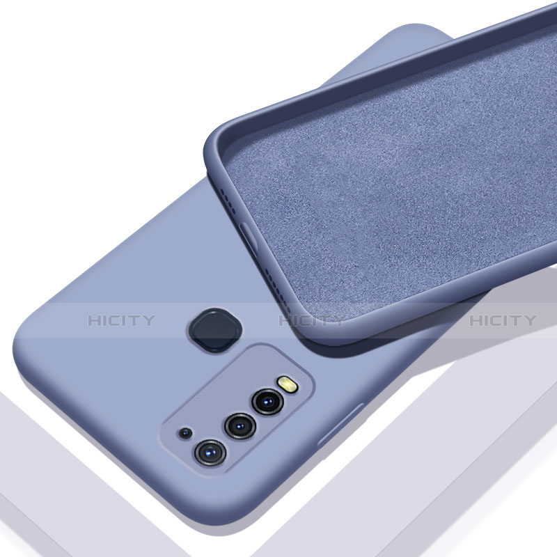 Funda Silicona Ultrafina Goma 360 Grados Carcasa C01 para Vivo Y50 Gris