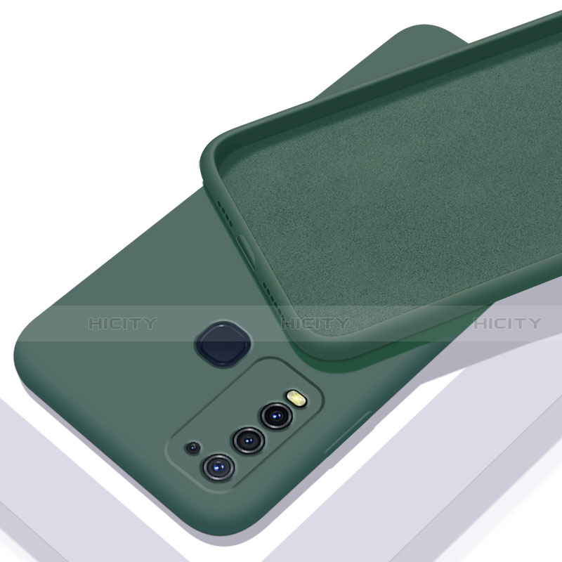 Funda Silicona Ultrafina Goma 360 Grados Carcasa C01 para Vivo Y50 Verde