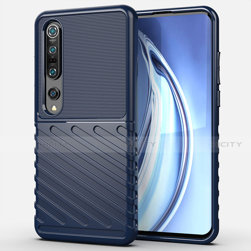 Funda Silicona Ultrafina Goma 360 Grados Carcasa C01 para Xiaomi Mi 10 Pro Azul