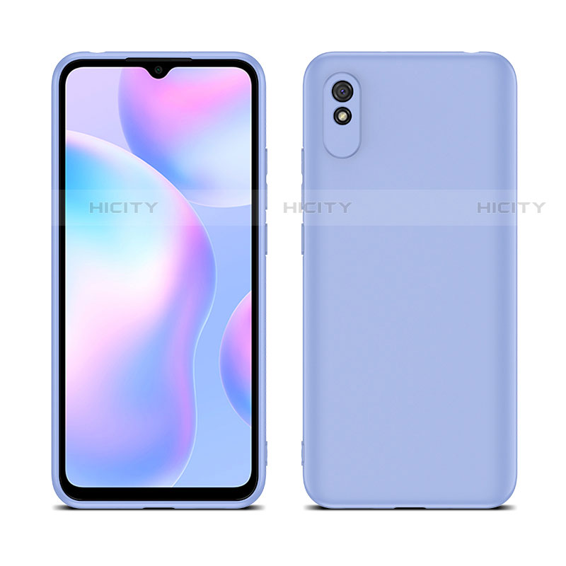 Funda Silicona Ultrafina Goma 360 Grados Carcasa C01 para Xiaomi Redmi 9A Purpura Claro