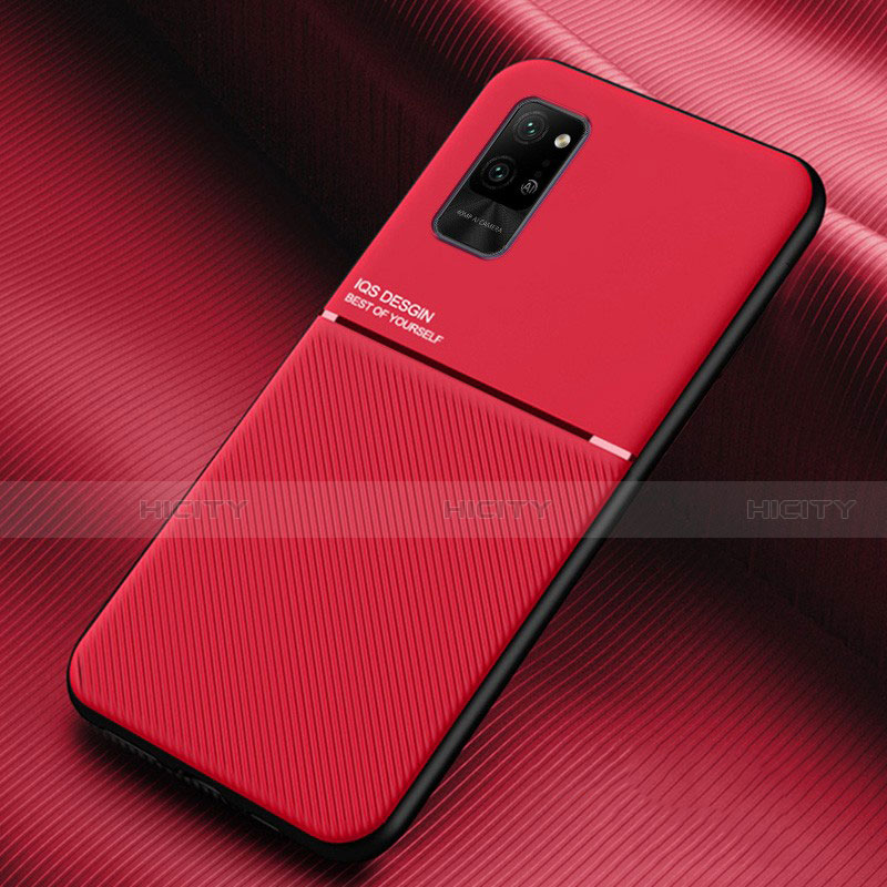 Funda Silicona Ultrafina Goma 360 Grados Carcasa C02 para Huawei Honor Play4 Pro 5G Rojo