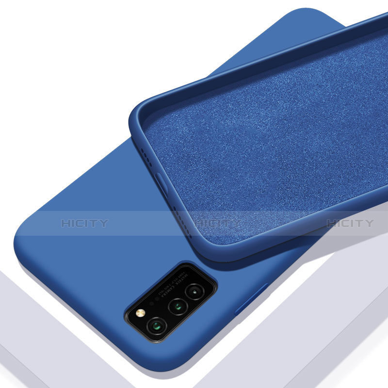 Funda Silicona Ultrafina Goma 360 Grados Carcasa C02 para Huawei Honor V30 Pro 5G Azul