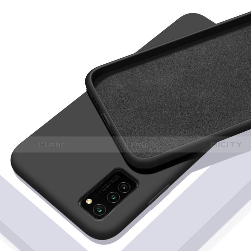 Funda Silicona Ultrafina Goma 360 Grados Carcasa C02 para Huawei Honor V30 Pro 5G Negro