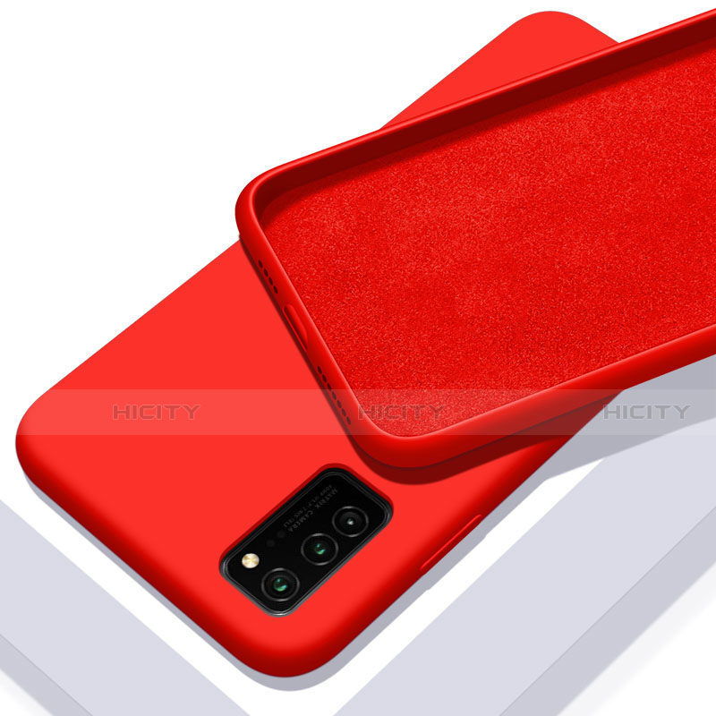 Funda Silicona Ultrafina Goma 360 Grados Carcasa C02 para Huawei Honor View 30 5G Rojo