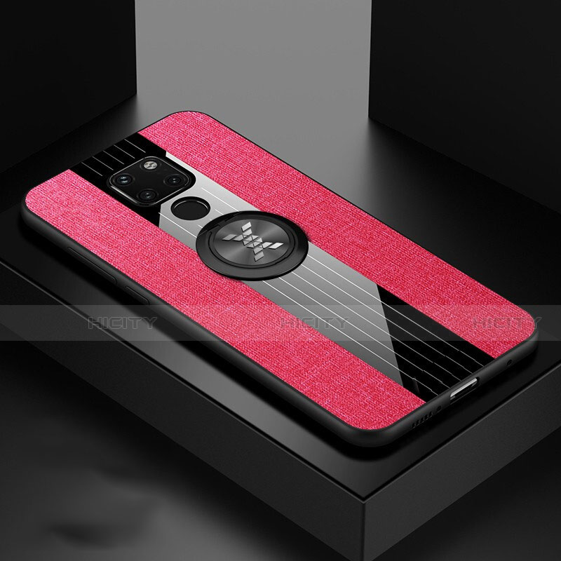 Funda Silicona Ultrafina Goma 360 Grados Carcasa C02 para Huawei Mate 20 Rojo