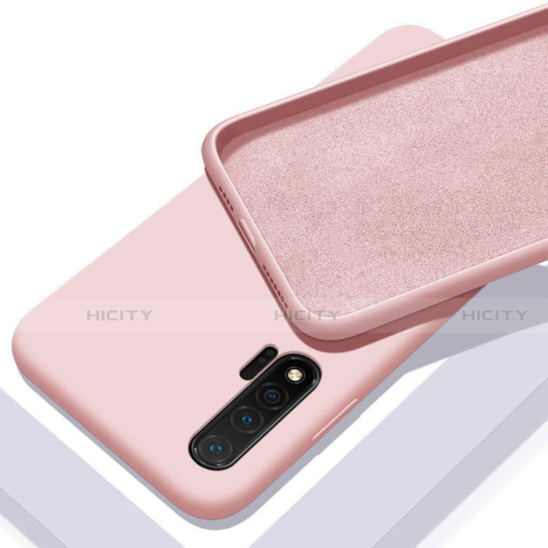 Funda Silicona Ultrafina Goma 360 Grados Carcasa C02 para Huawei Nova 6 5G Rosa