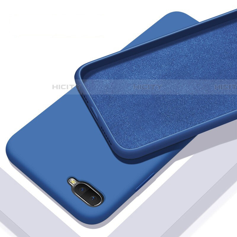 Funda Silicona Ultrafina Goma 360 Grados Carcasa C02 para Oppo RX17 Neo Azul