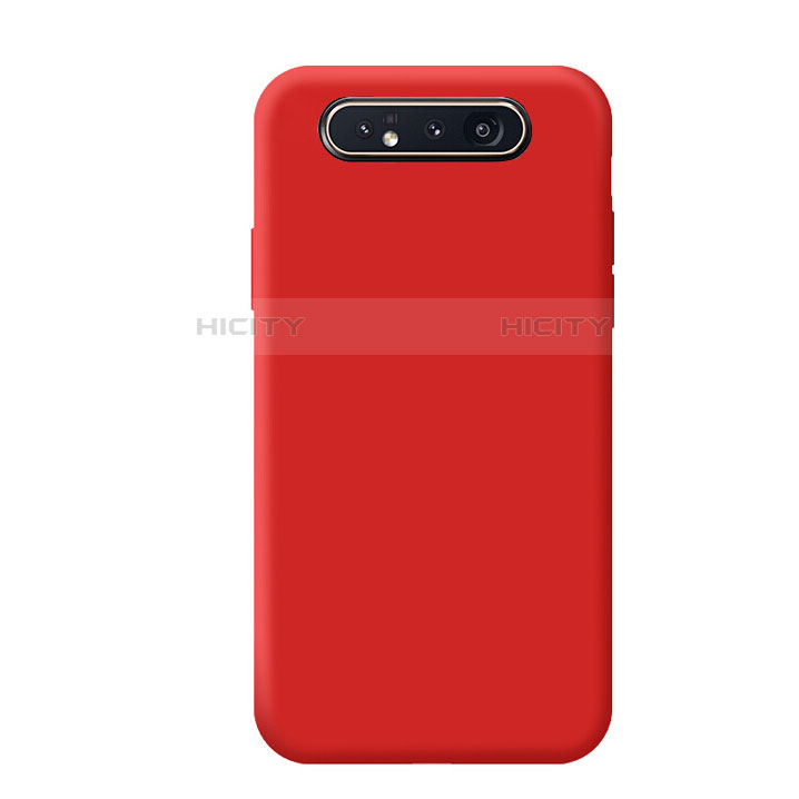Funda Silicona Ultrafina Goma 360 Grados Carcasa C02 para Samsung Galaxy A90 4G Rojo