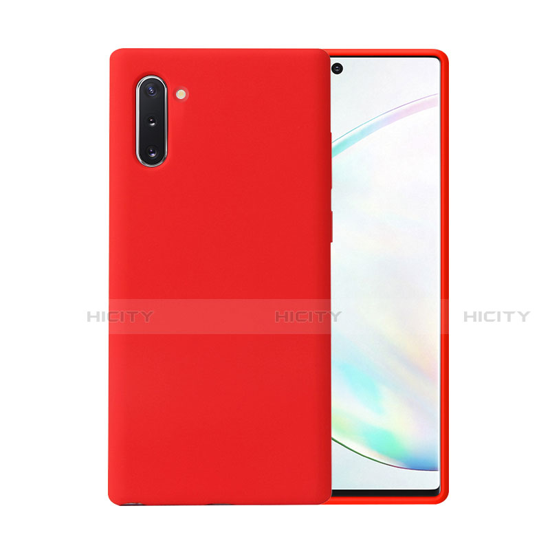 Funda Silicona Ultrafina Goma 360 Grados Carcasa C02 para Samsung Galaxy Note 10 5G Rojo