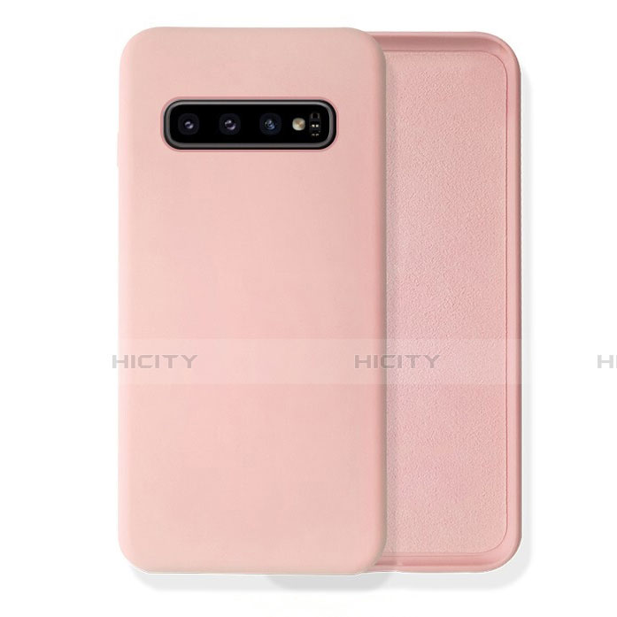 Funda Silicona Ultrafina Goma 360 Grados Carcasa C02 para Samsung Galaxy S10 Rosa