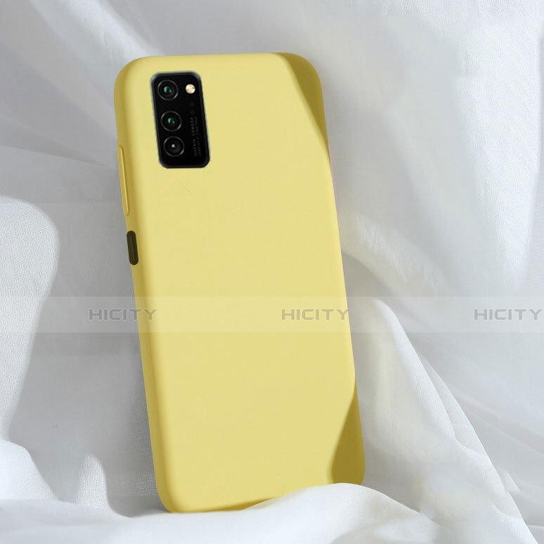 Funda Silicona Ultrafina Goma 360 Grados Carcasa C03 para Huawei Honor V30 5G Amarillo