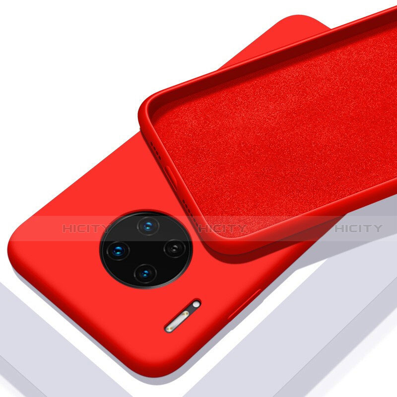 Funda Silicona Ultrafina Goma 360 Grados Carcasa C03 para Huawei Mate 30 Pro 5G Rojo