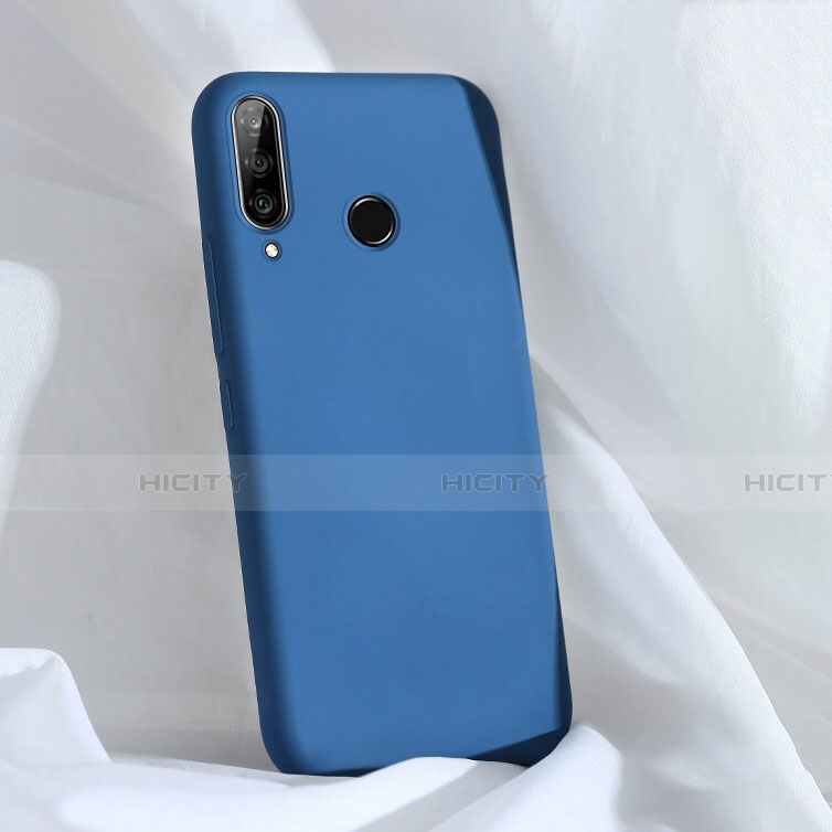 Funda Silicona Ultrafina Goma 360 Grados Carcasa C03 para Huawei Nova 4e Azul