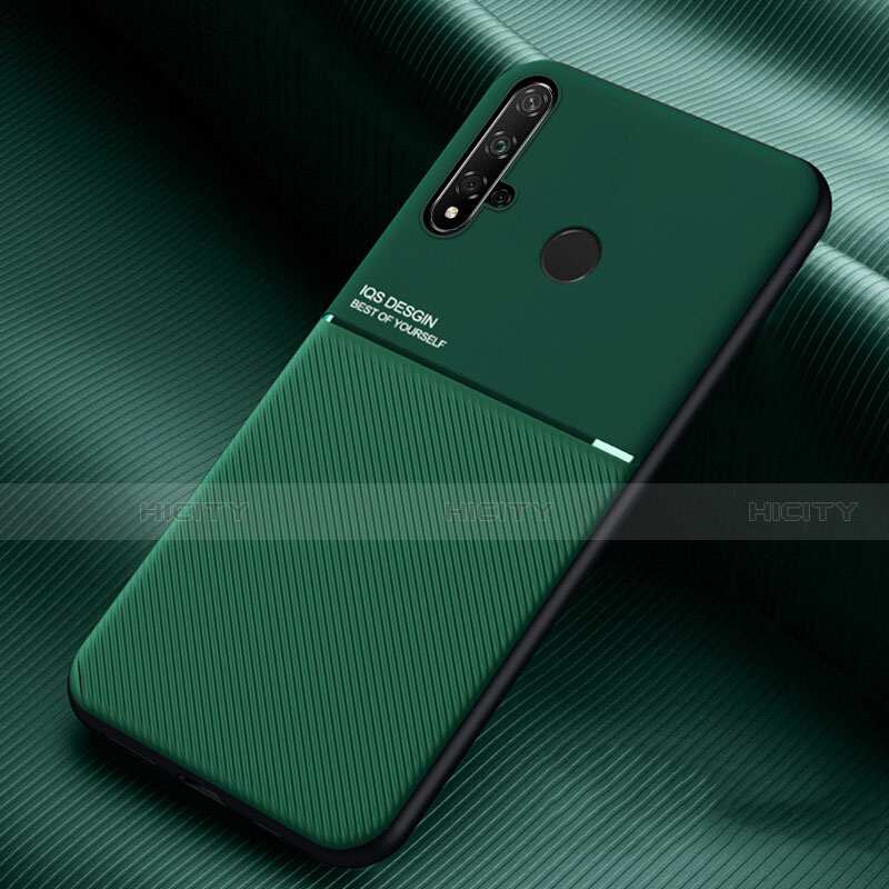 Funda Silicona Ultrafina Goma 360 Grados Carcasa C03 para Huawei Nova 5i Verde