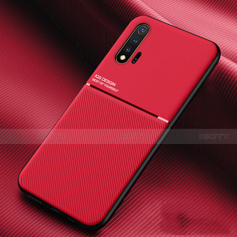 Funda Silicona Ultrafina Goma 360 Grados Carcasa C03 para Huawei Nova 6 5G Rojo