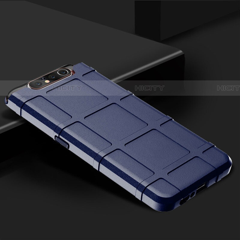 Funda Silicona Ultrafina Goma 360 Grados Carcasa C03 para Samsung Galaxy A90 4G Azul