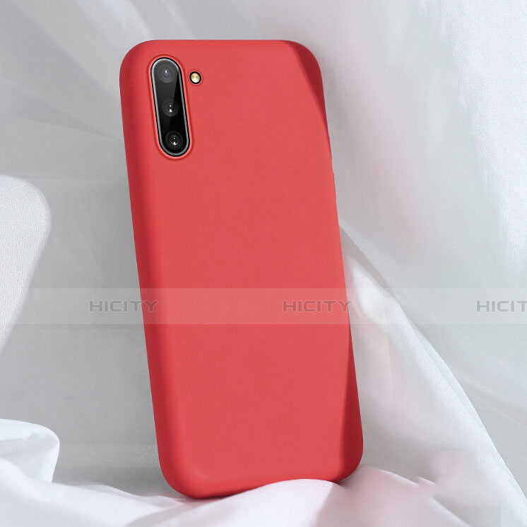 Funda Silicona Ultrafina Goma 360 Grados Carcasa C03 para Samsung Galaxy Note 10 Rojo