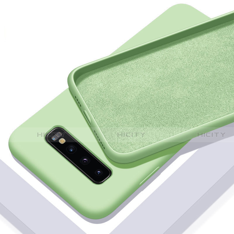 Funda Silicona Ultrafina Goma 360 Grados Carcasa C03 para Samsung Galaxy S10 Verde