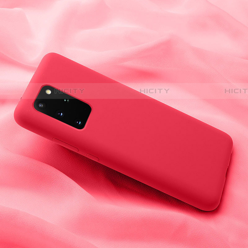 Funda Silicona Ultrafina Goma 360 Grados Carcasa C03 para Samsung Galaxy S20 Plus 5G Rojo