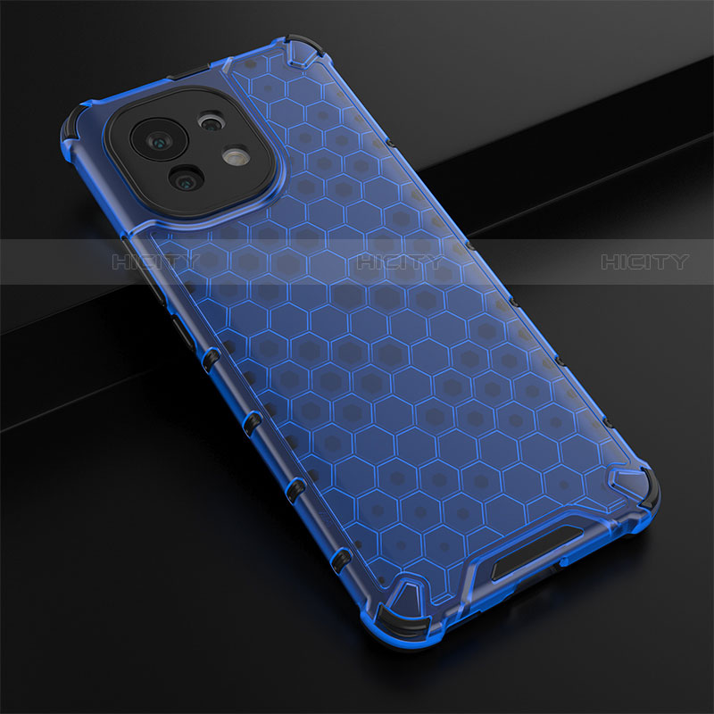 Funda Silicona Ultrafina Goma 360 Grados Carcasa C03 para Xiaomi Mi 11 Lite 5G Azul