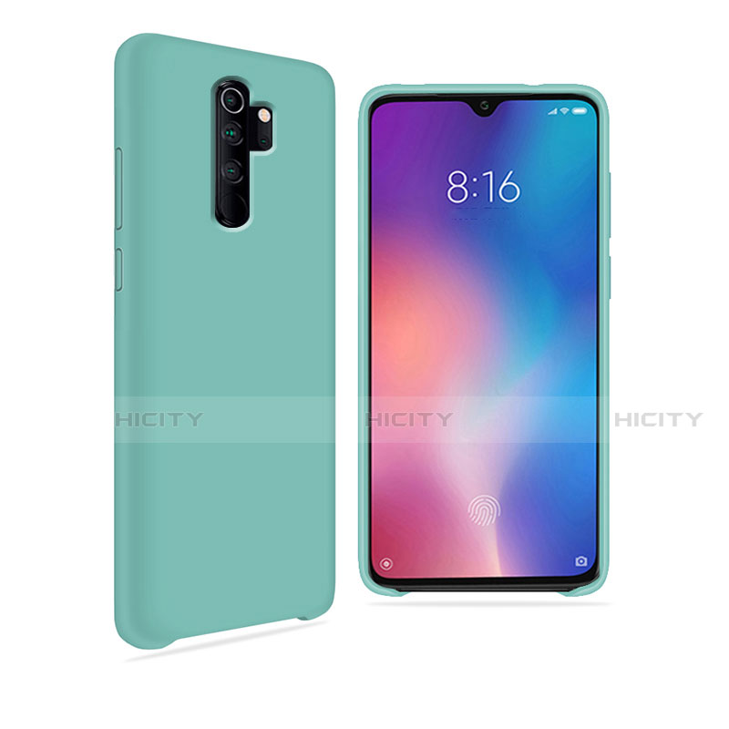 Funda Silicona Ultrafina Goma 360 Grados Carcasa C03 para Xiaomi Redmi Note 8 Pro Cian