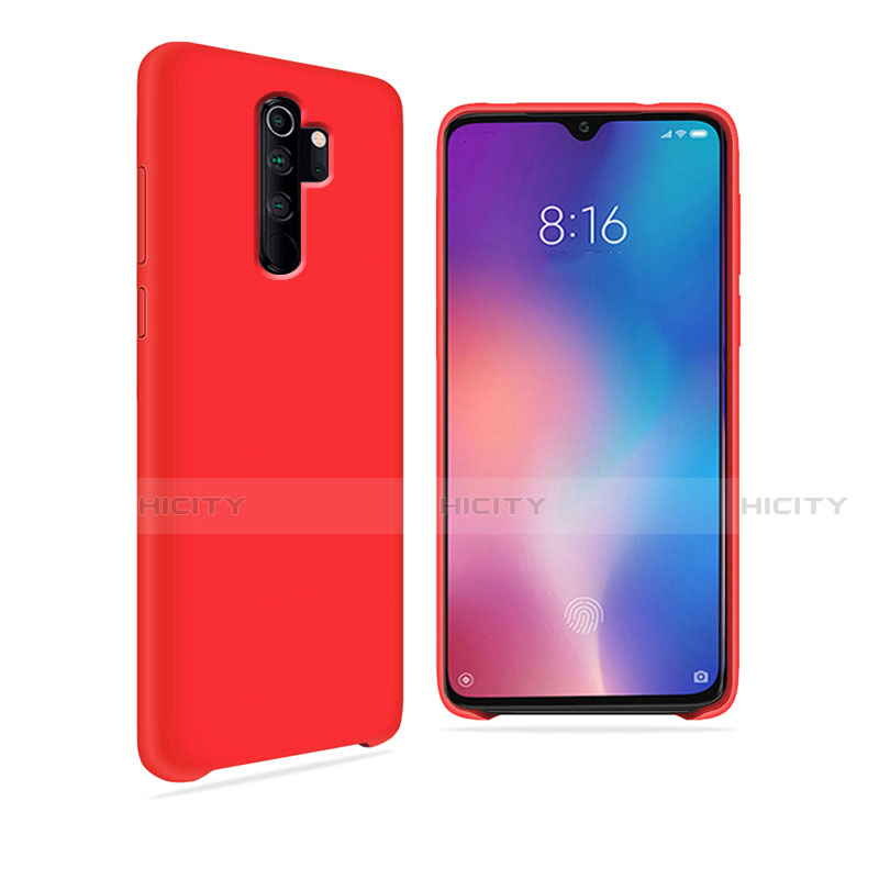 Funda Silicona Ultrafina Goma 360 Grados Carcasa C03 para Xiaomi Redmi Note 8 Pro Rojo