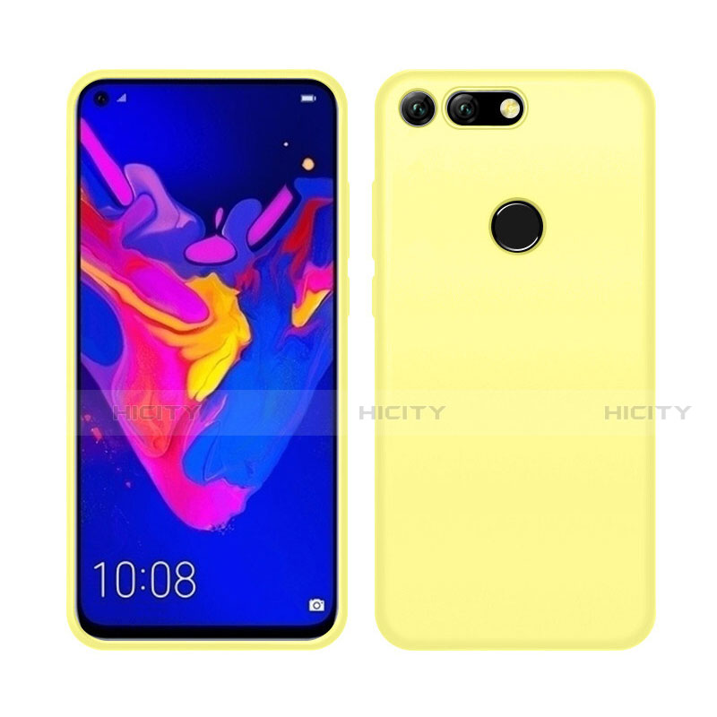 Funda Silicona Ultrafina Goma 360 Grados Carcasa C04 para Huawei Honor V20 Amarillo