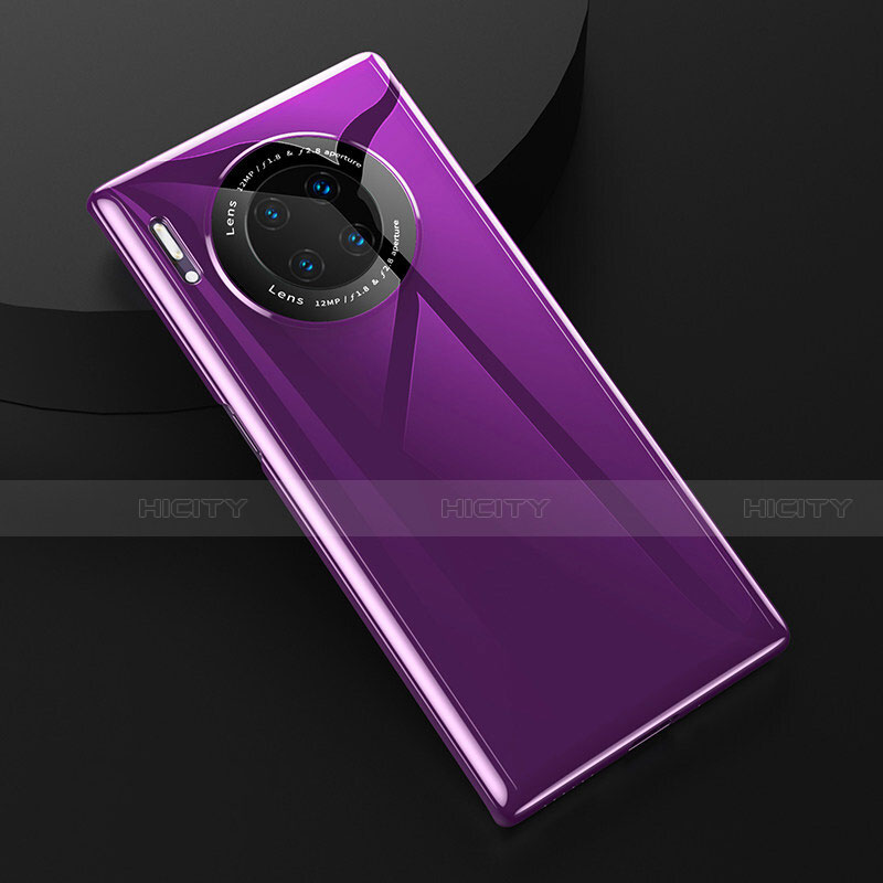 Funda Silicona Ultrafina Goma 360 Grados Carcasa C04 para Huawei Mate 30 Morado