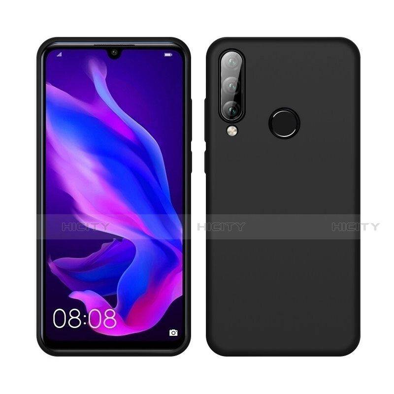 Funda Silicona Ultrafina Goma 360 Grados Carcasa C04 para Huawei Nova 4e Negro