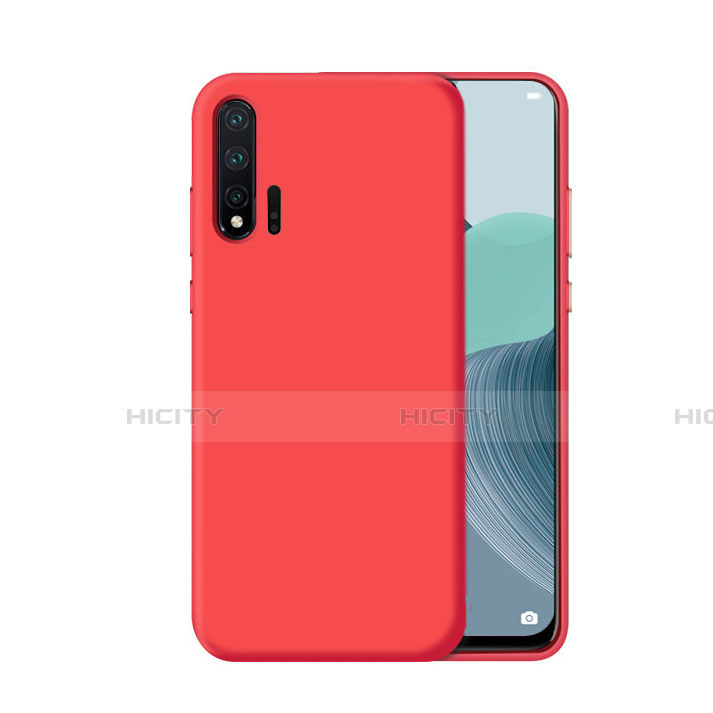 Funda Silicona Ultrafina Goma 360 Grados Carcasa C04 para Huawei Nova 6 5G Rojo