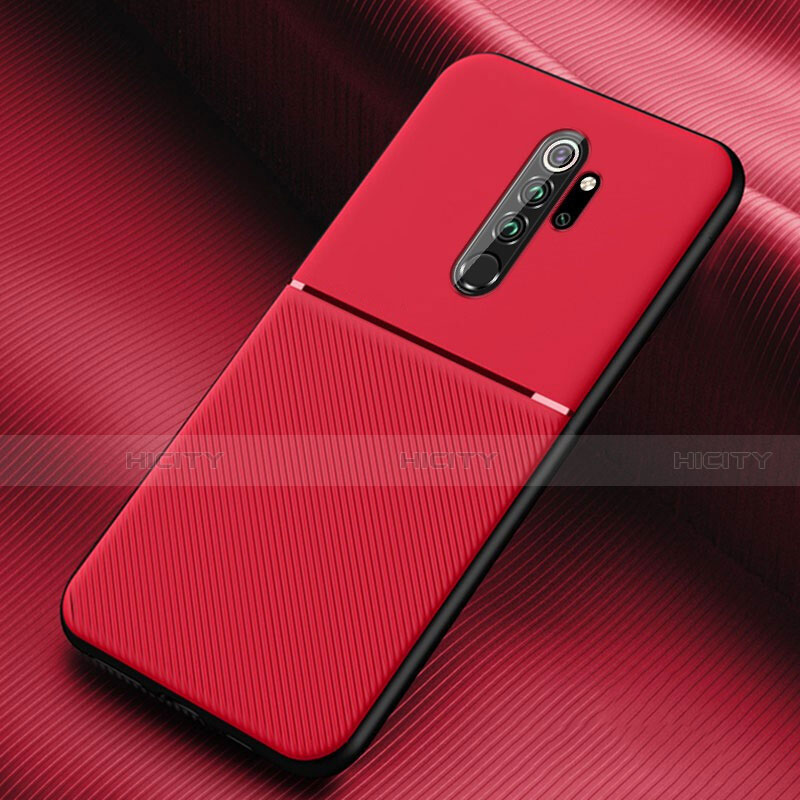 Funda Silicona Ultrafina Goma 360 Grados Carcasa C04 para Xiaomi Redmi Note 8 Pro Rojo