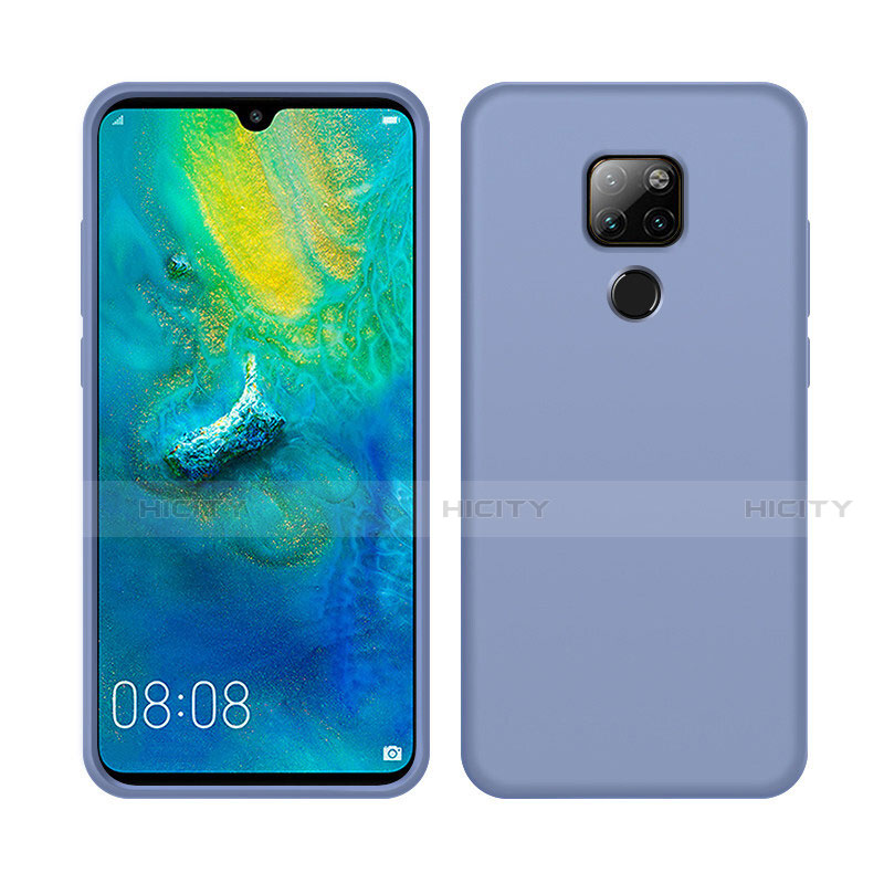 Funda Silicona Ultrafina Goma 360 Grados Carcasa C05 para Huawei Mate 20 X 5G Gris