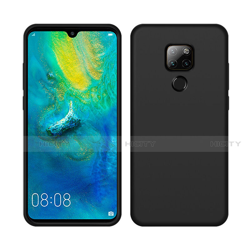 Funda Silicona Ultrafina Goma 360 Grados Carcasa C05 para Huawei Mate 20 X 5G Negro