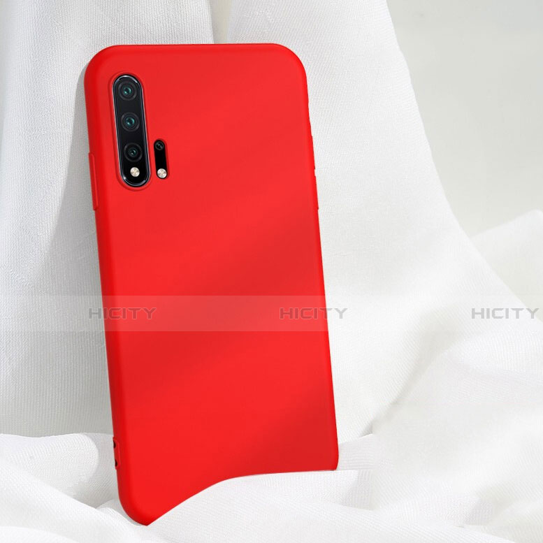 Funda Silicona Ultrafina Goma 360 Grados Carcasa C05 para Huawei Nova 6 Rojo