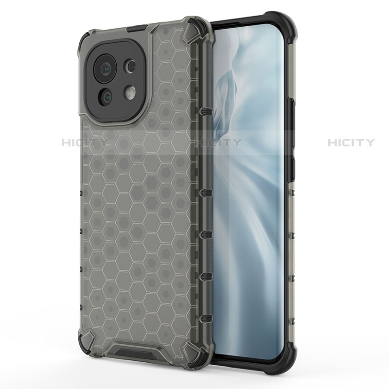 Funda Silicona Ultrafina Goma 360 Grados Carcasa C05 para Xiaomi Mi 11 Lite 4G Gris