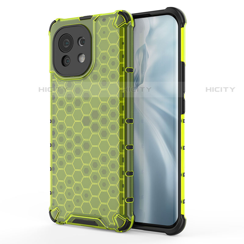 Funda Silicona Ultrafina Goma 360 Grados Carcasa C05 para Xiaomi Mi 11 Lite 4G Verde