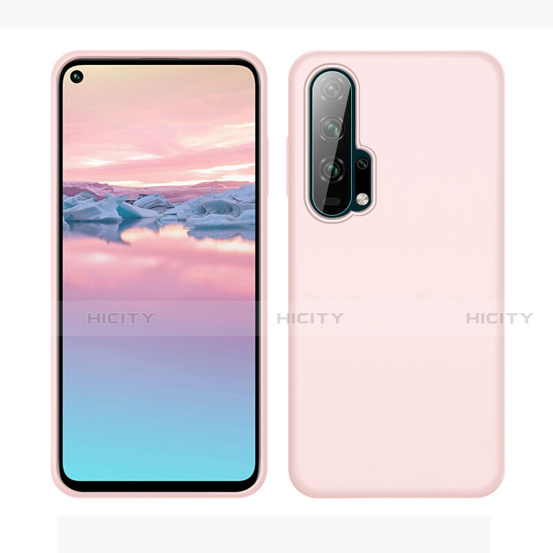 Funda Silicona Ultrafina Goma 360 Grados Carcasa C06 para Huawei Honor 20 Pro Rosa