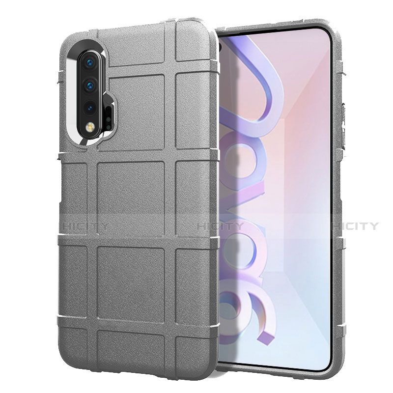 Funda Silicona Ultrafina Goma 360 Grados Carcasa C06 para Huawei Nova 6 5G Plata