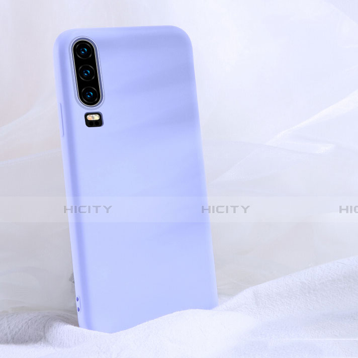 Funda Silicona Ultrafina Goma 360 Grados Carcasa C06 para Huawei P30 Morado