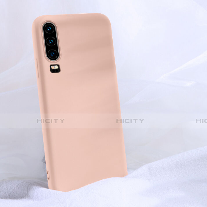 Funda Silicona Ultrafina Goma 360 Grados Carcasa C06 para Huawei P30 Naranja