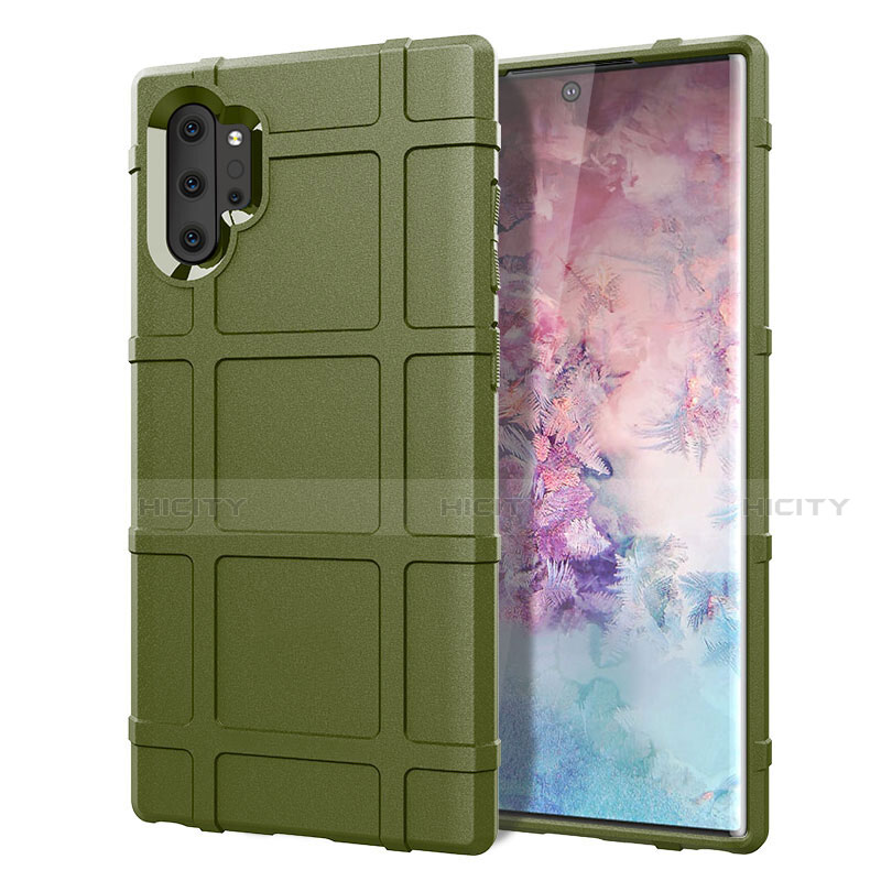 Funda Silicona Ultrafina Goma 360 Grados Carcasa C06 para Samsung Galaxy Note 10 Plus 5G Verde