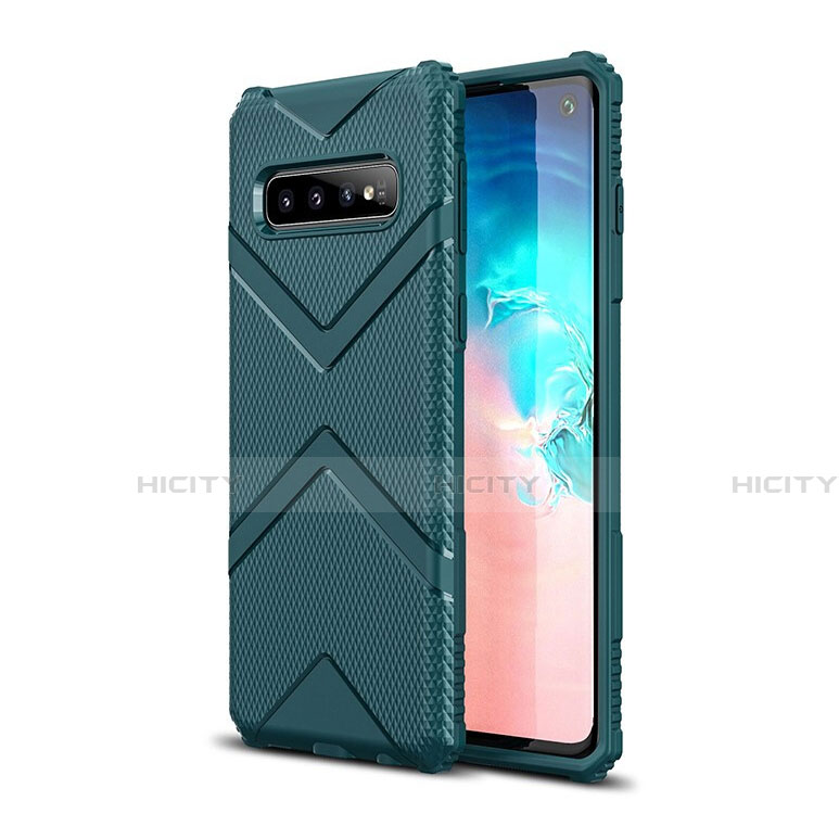 Funda Silicona Ultrafina Goma 360 Grados Carcasa C06 para Samsung Galaxy S10 5G Verde