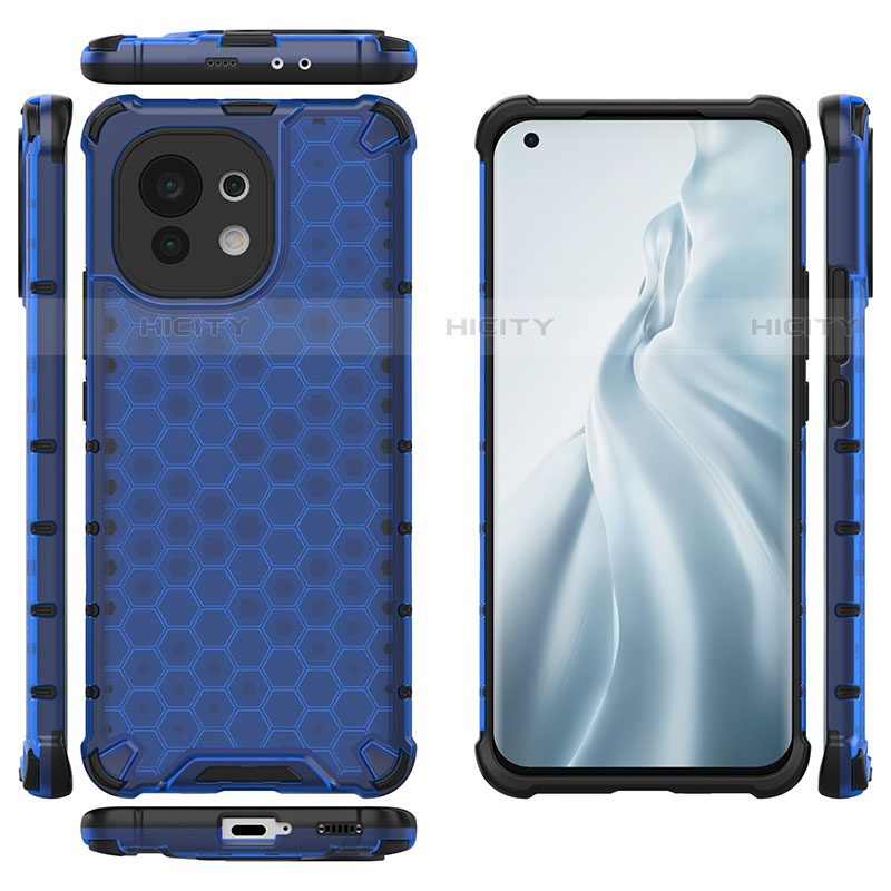 Funda Silicona Ultrafina Goma 360 Grados Carcasa C06 para Xiaomi Mi 11 5G Azul