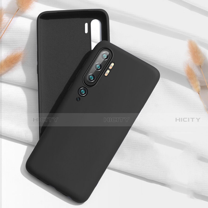 Funda Silicona Ultrafina Goma 360 Grados Carcasa C07 para Xiaomi Mi Note 10 Negro