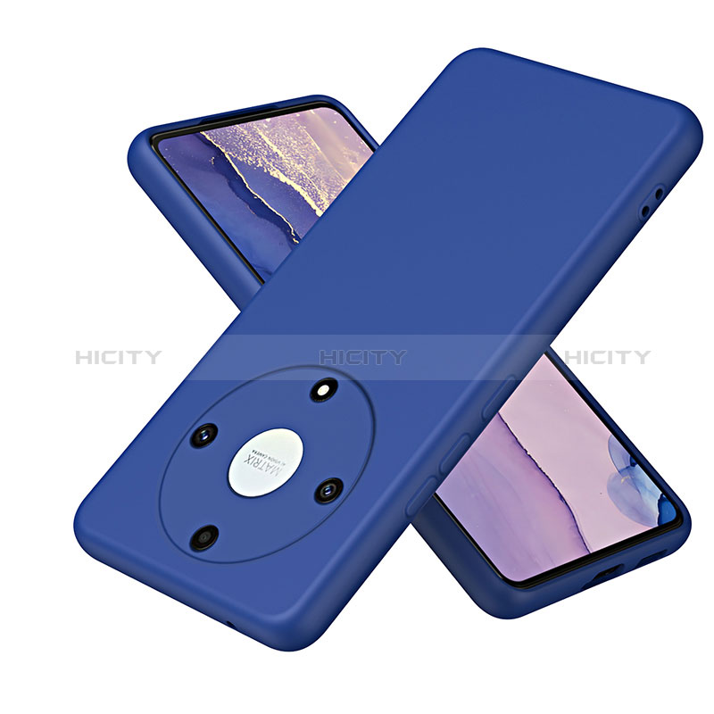 Funda Silicona Ultrafina Goma 360 Grados Carcasa H01P para Huawei Honor Magic5 Lite 5G Azul