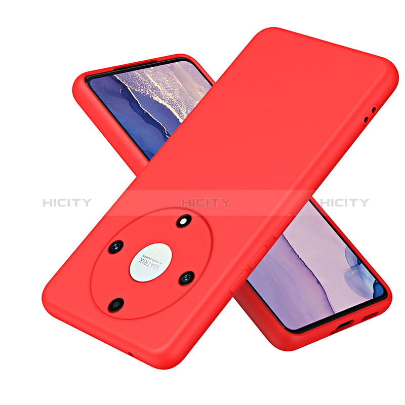 Funda Silicona Ultrafina Goma 360 Grados Carcasa H01P para Huawei Honor Magic5 Lite 5G Rojo